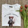 T-shirt orsetto “LES FLEURS ” Vicolo