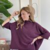 Pull bordeaux collo alto Imperial