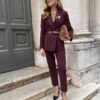 Giacca e pantalone bordeaux HaveOne