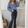 Jeans zampetta grigio Susy Mix