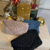 Pochette velluto goffrato