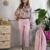 Pantalone sigaretta rosa Susy Mix