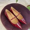 Ballerine borgogna in vernice New Collection NO CAMBIO NO RESO