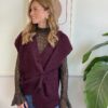 Gilet scultura maxi spallina HaveOne 03 bordeaux OUTLET NO CAMBIO/RESO