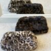 Clutch eco pelliccia maculata 2 varianti