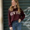 Pull New York Bordeaux Susy Mix 322