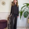 Set maglia pantalone Moro con lana e cashmere SusyMix 015