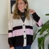 Cardigan color block Rosa SusyMix 659