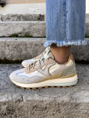 Victoria Luna nylon/camoscio BEIGE 116