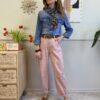 Jeans ovetto pence rosa Tensione In 137