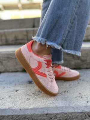 Victoria Smash suola caramello ROSA-ARANCIO FLUO 116