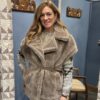 Gilet eco-fur Tortora Molly 109