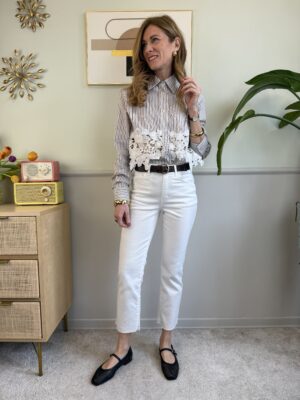 Jeans Capri Bianco SusyMix 95