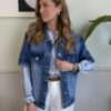Giubbino di jeans a maniche corte Susy Mix 26