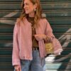 Bomber eco suede Rosa 4-3