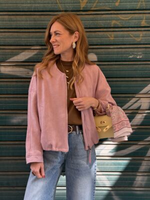 Bomber eco suede Rosa 4-3