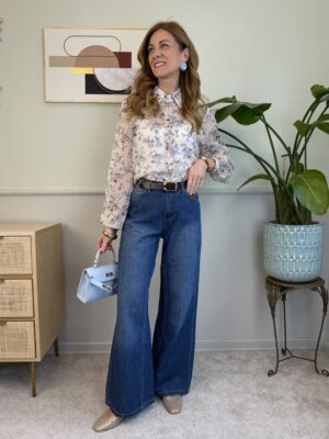 Jeans palazzo spicchio interno Kiki 2557