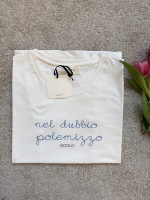 T-shirt "nel dubbio polemizzo" Vicolo