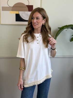 Tee asimmetrica orlo passamaneria 823