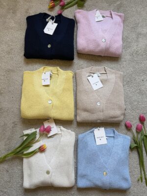 Cardigan basic 6 colori Susymix 660