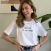 T shirt con scritta “nessuno te l’ha chiesto”