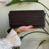Borsa baguette moro o nera intreccio in ecopelle