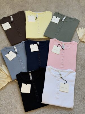 T-shirt Serafino Tensione In 06