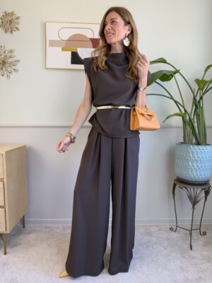 Set Blusa e Pantagonna SusyMix F1 Moro