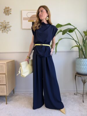 Set Blusa e Pantagonna SusyMix F1 Blu