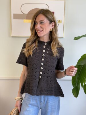 Maglia Peplo crochet SusyMix 288 Moro