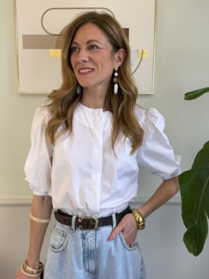 Camicia palloncino bianca Tensione In 718