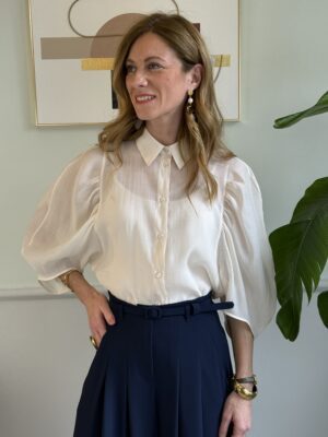 Camicia in voile manica a sbuffo Imperial 431