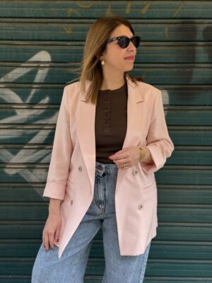 Giacca manica risvolto SusyMix 52 ROSA