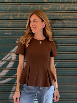 T-shirt Peplo SusyMix 771 moro