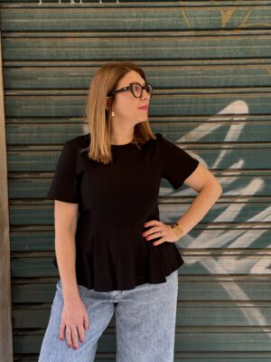 T-shirt Peplo SusyMix 771 Nero