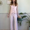 Set gilet e panta palazzo SusyMix 52 ROSA