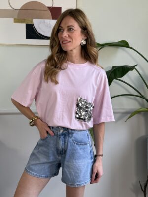 Short jeans svasato -