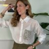 Camicia taschina paillettes SusyMix 247U