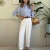 Jeans slouchy fondo largo SusyMix 651P Bianco