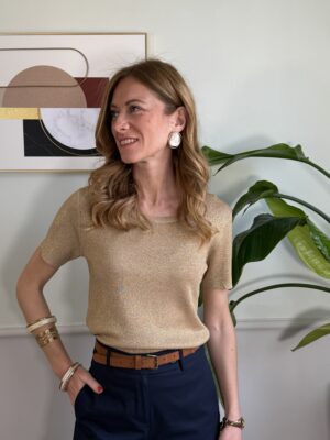 Maglietta sottogiacca lamé ORO EP