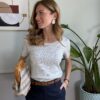 Maglietta sottogiacca lamé ARGENTO EP
