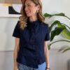 Giacca chiusura sbieca Blu Tensione In 719