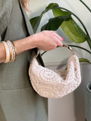 Borsetta crochet e manico a onde SusyMix 436