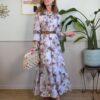 Abito/chemisier fantasia azzurra/moro SusyMix 44A