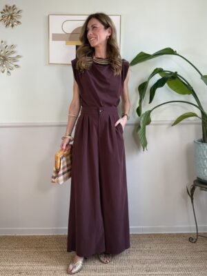 Set blusa pantalone in cupro SusyMix 387 FICO