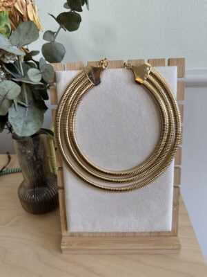 Collana girocollo 3 fili