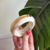 Breacciale rigido effetto avorio