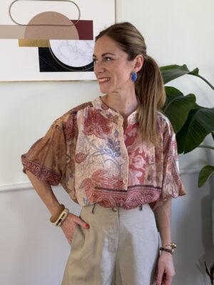 Camicia fantasia fiori bandana SusyMix Y24