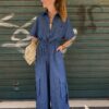 Jump suit in Chambray TensioneIN 239