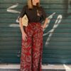 Panta gonna  fantasia rosso india Haveone613